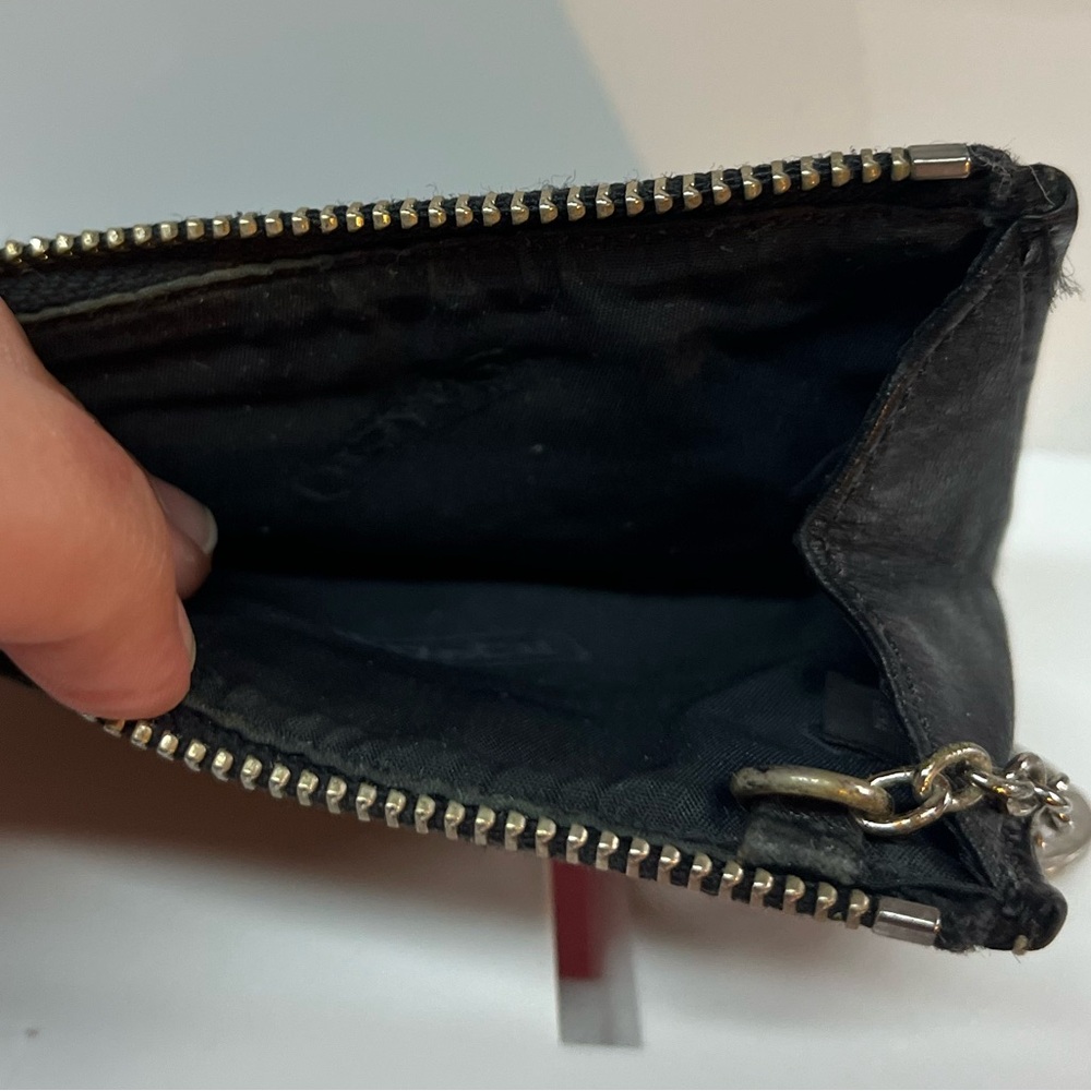 Coach Signature Mini Skinny ID holder/coin purse - Picture 3 of 3